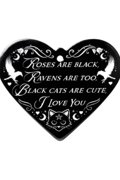 Alchemy Gothic Alchemy Roses Are Black Poetic Heart Trivet