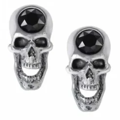 Alchemy Gothic Alchemy Screaming Skull Studs E427