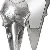 Alchemy Gothic Alchemy Silver Raven Skull Hand Mirror
