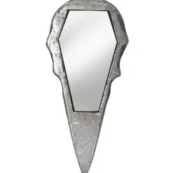 Alchemy Gothic Alchemy Silver Raven Skull Hand Mirror