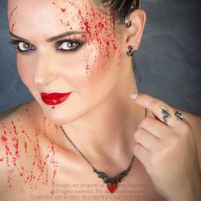 Alchemy Gothic Alchemy Sombre Desir Bat Pendant