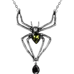 Alchemy Gothic Alchemy Spider Emerald Venom Pendant