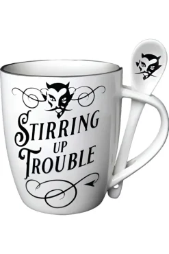 Alchemy Gothic Alchemy Stirring up Trouble Mug and Spoon Set