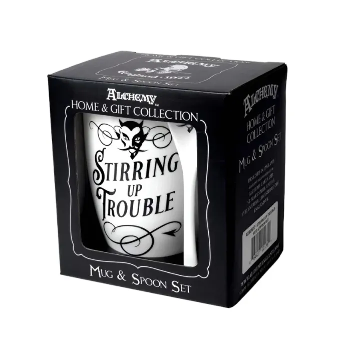 Alchemy Gothic Alchemy Stirring up Trouble Mug and Spoon Set