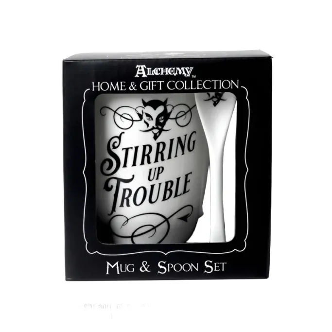 Alchemy Gothic Alchemy Stirring up Trouble Mug and Spoon Set