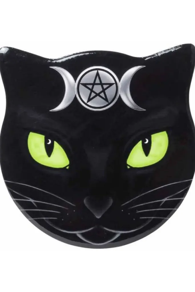 Alchemy Gothic Alchemy Triple Moon Cat Coaster