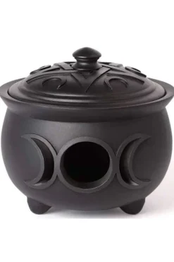 Alchemy Gothic Alchemy Triple Moon Cauldron Pot