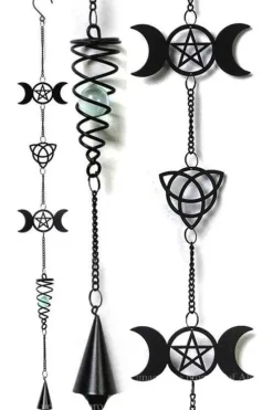 Alchemy Gothic Alchemy Triple Moon Wind Chime