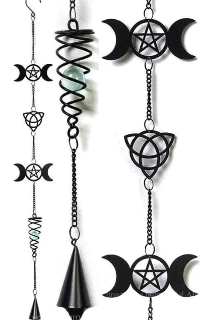 Alchemy Gothic Alchemy Triple Moon Wind Chime