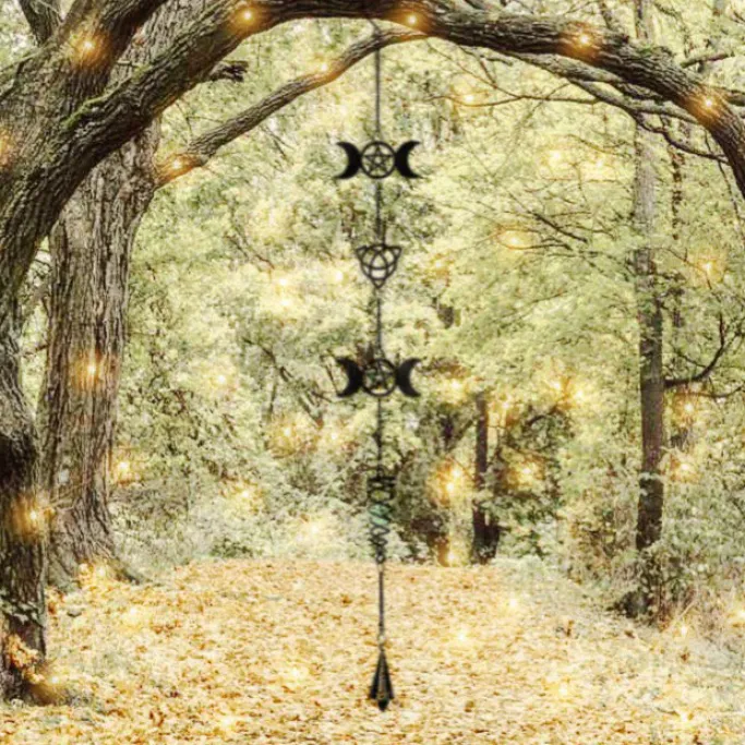 Alchemy Gothic Alchemy Triple Moon Wind Chime