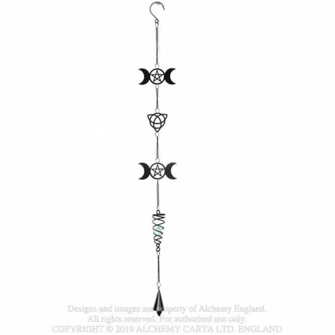 Alchemy Gothic Alchemy Triple Moon Wind Chime