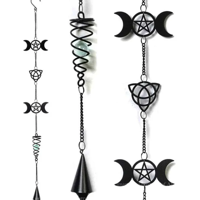 Alchemy Gothic Alchemy Triple Moon Wind Chime