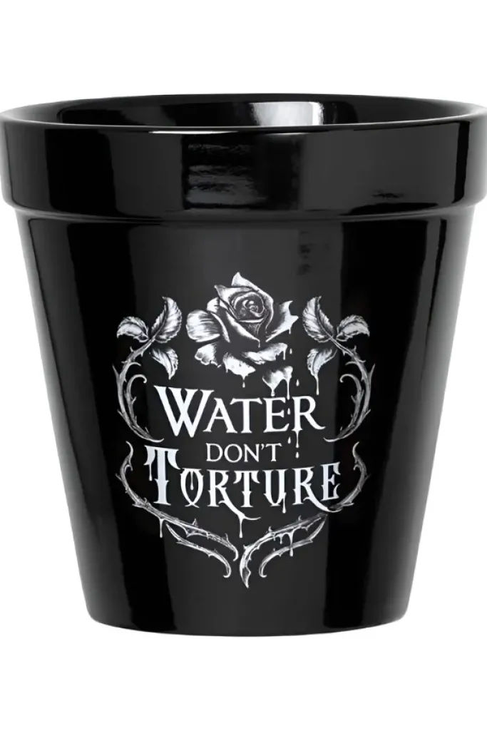 Alchemy Gothic Alchemy Water Don't Torture Plant Pot