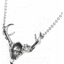Alchemy Gothic Alchemy White Hart Black Rose Necklace