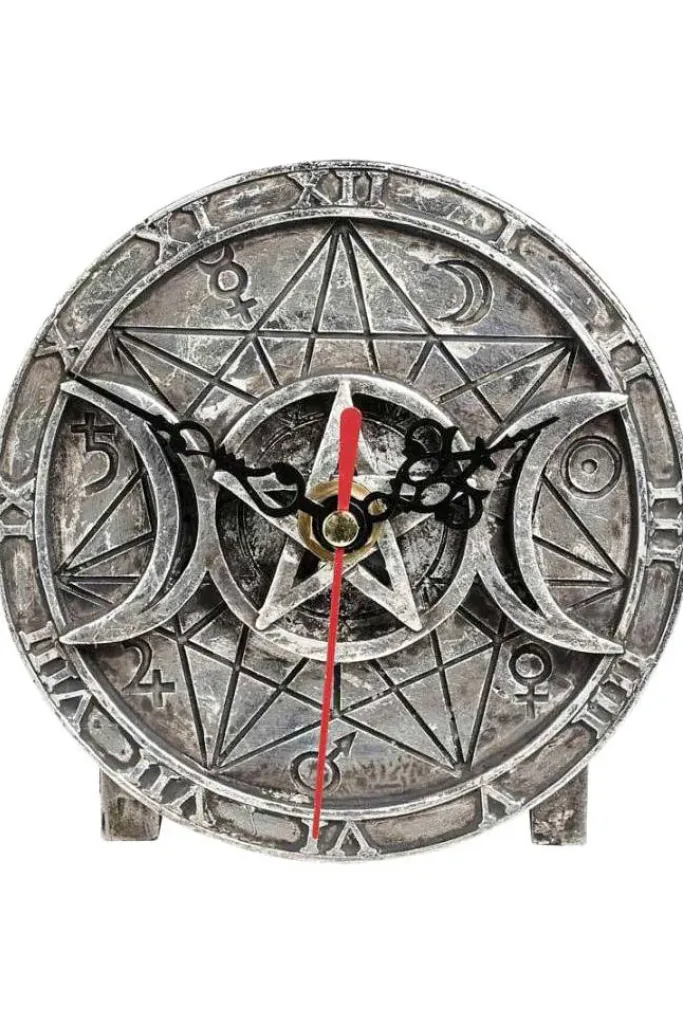 Alchemy Gothic Alchemy Wiccan Desk Clock
