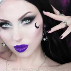 Alchemy Gothic Alchemy Wiccan Moon Earrings