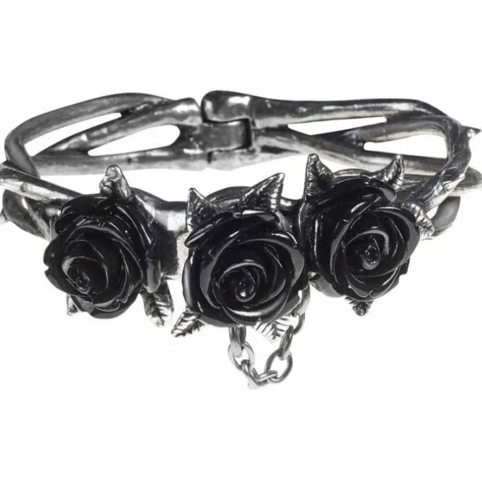 Alchemy Gothic Alchemy Wild Black Rose Bracelet