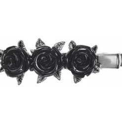 Alchemy Gothic Alchemy Wild Black Rose Hair Clip