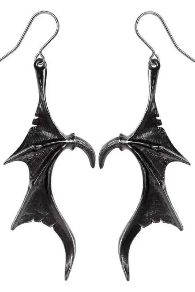 Alchemy Gothic Alchemy Wings of Midnight Earrings