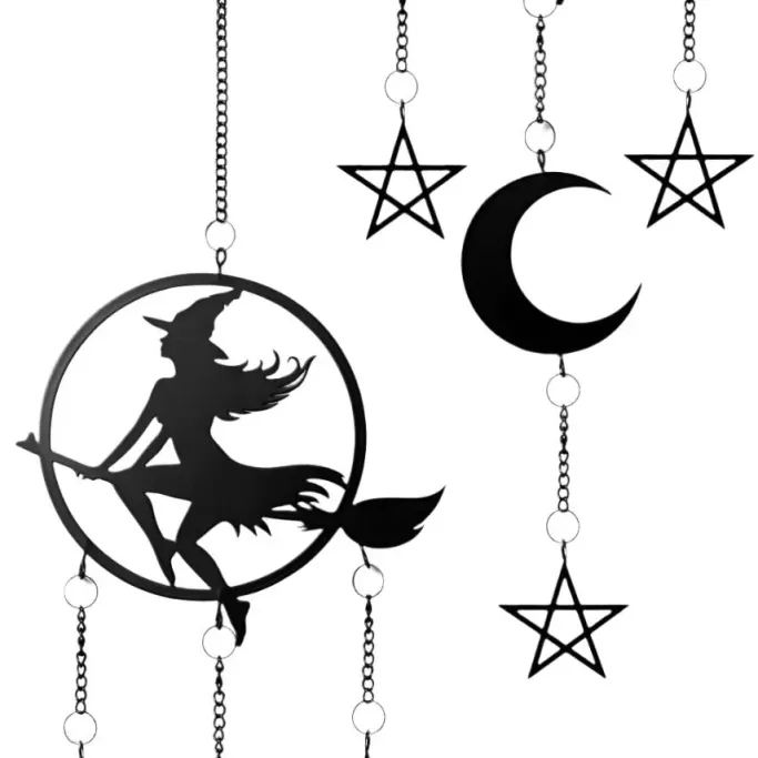 Alchemy Gothic Alchemy Witch by Moonlight Wind Chime