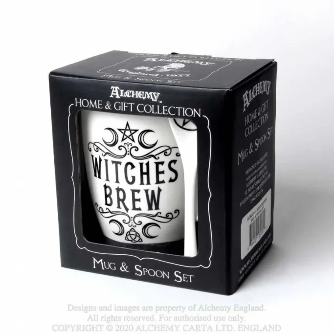 Alchemy Gothic Alchemy Witches Brew Mug and Spoon Set