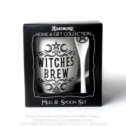 Alchemy Gothic Alchemy Witches Brew Mug and Spoon Set