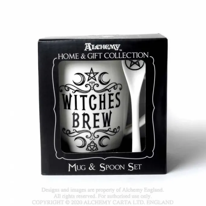 Alchemy Gothic Alchemy Witches Brew Mug and Spoon Set