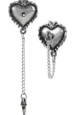Alchemy Gothic Alchemy Witches Heart Studs