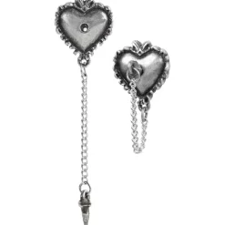 Alchemy Gothic Alchemy Witches Heart Studs