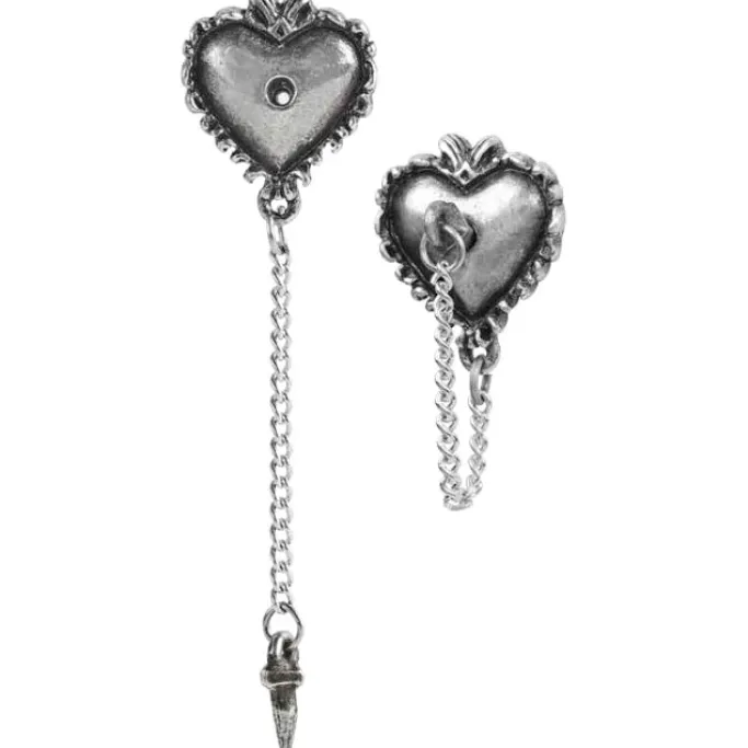 Alchemy Gothic Alchemy Witches Heart Studs