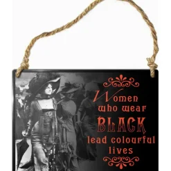 Alchemy Gothic Alchemy Women Who Wear Black Plaque