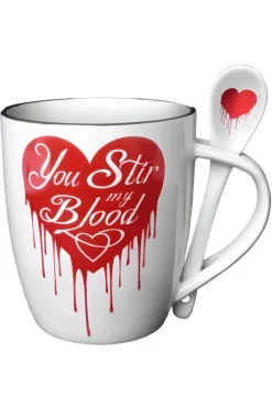 Alchemy Gothic Alchemy You Stir My Blood Mug and Spoon Set
