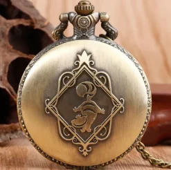 Pocketwatches Alice In Wonderland Steampunk Pocket Watch on Necklace Chain