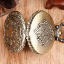 Pocketwatches Alice In Wonderland Steampunk Pocket Watch on Necklace Chain
