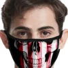 Alternative Gifts American Flag Skull Face Mask