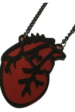 Gothic and Steampunk Jewellery Anatomical Heart Necklace