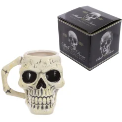 Puckator Ancient Skull Head Gothic Mug, Gift Boxed