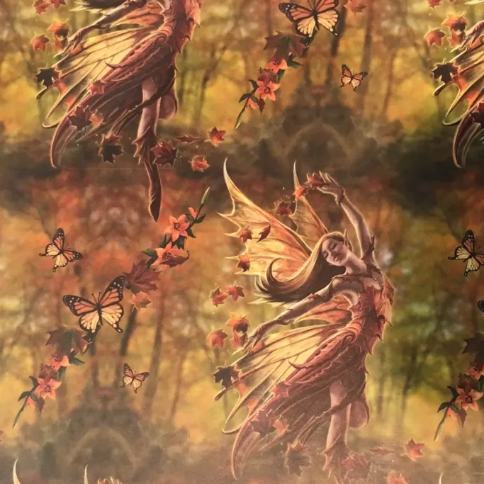 Eastgate Anne Stokes Autumn Fairy Wrapping Paper