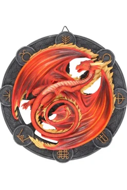 Something Different Anne Stokes Beltane Dragon Wall Plaque