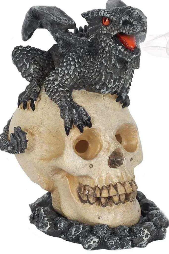 Something Different Anne Stokes Black Dragon Incense Cone Burner