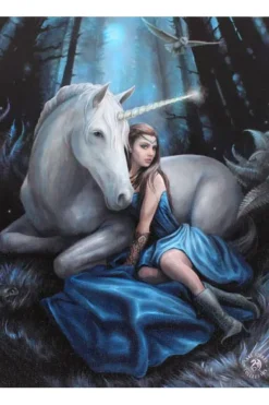 Something Different Anne Stokes Blue Moon Fantasy Unicorn Picture