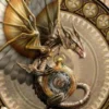 Eastgate Anne Stokes Clockwork Dragon Birthday Card