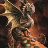 Eastgate Anne Stokes Desert Dragon Card