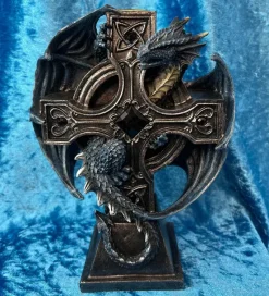 Nemesis Now Anne Stokes Draco Candela Candle Holder