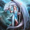 Something Different Anne Stokes Dragon Mage Picture