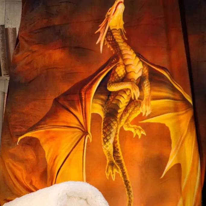 Nemesis Now Anne Stokes Dragon Solstice Throw