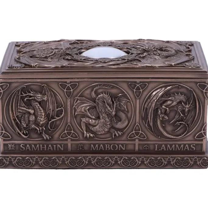 Nemesis Now Anne Stokes Dragons of the Sabbats Tarot Box