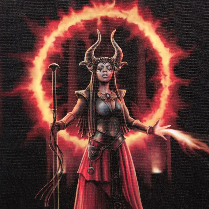 Something Different Anne Stokes Fire Element Sorceress Picture