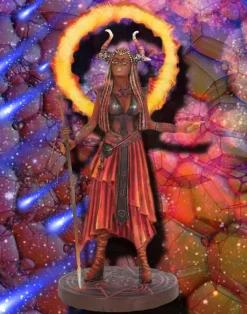 Something Different Anne Stokes Fire Elemental Sorceress Figurine
