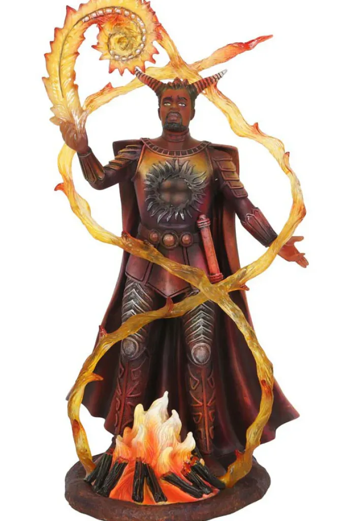 Something Different Anne Stokes Fire Elemental Wizard Figurine